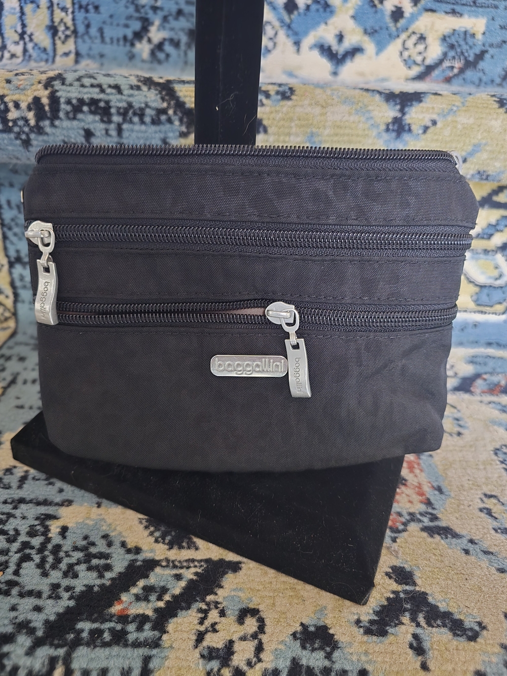 Baggallini Black Men's Travel Toiletry Organizer